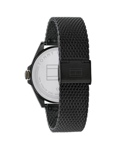 Reloj Tommy Hilfiger Carter 1791913 para Hombre malla de acero tejido negro con calendario - comprar online