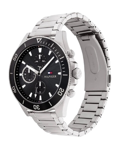 Reloj Tommy Hilfiger Larson 1791916 multifunción para Hombre malla de acero plateado en internet