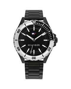 Reloj Tommy Hilfiger Logan 1792014 Para caballero malla de acero negro - comprar online