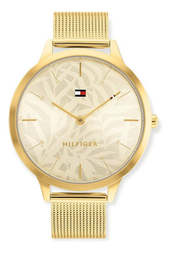 Reloj Tommy Hilfiger Samantha TH1782494 Para Dama malla de acero tejido dorado - comprar online