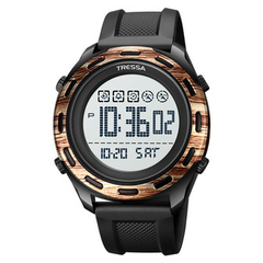 Reloj Tressa BOLD-03 Digital malla de silicona para caballero