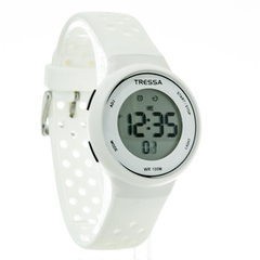 Reloj Tressa DANCE-02 Digital blanco Sumergible para dama