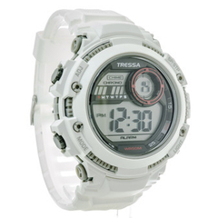 Reloj Tressa DERREL-03 Digital blanco Sumergible para caballero