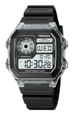 Reloj Tressa Note-04 Digital Negro - comprar online