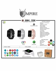 Reloj John L. Cook Smartwatch Modelo Empire en internet