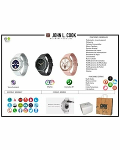 Reloj John L. Cook Smartwatch Modelo Wembley - tienda online