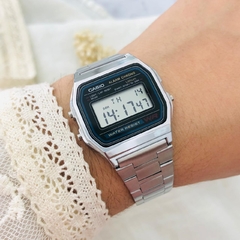 Reloj Casio CA-050 A158WA-1DF Vintage digital Plateado Unisex