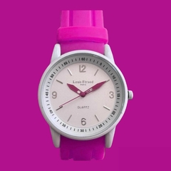 Reloj Feraud caucho fucsia dama - comprar online