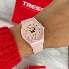 Reloj Tressa Funny-065 TR-002 Rosa Con Numeros