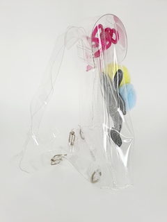 Mochila infantil sorvete transparente - comprar online