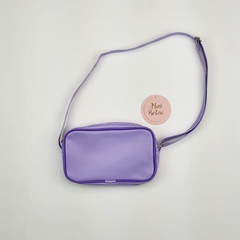 bolsa infantil roxa roxo alça ombro