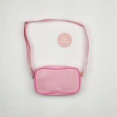 bolsa infantil rosa alça ombro