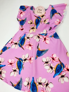 Vestido infantil beija-flor - comprar online