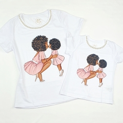 Blusa tal Mãe cacheada - comprar online