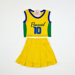 Conjunto infantil copa Brasil - comprar online