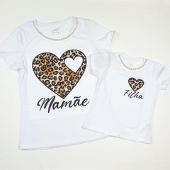 Blusa tal Mãe coração - comprar online