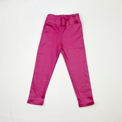 Calça legging infantil cirrê pink