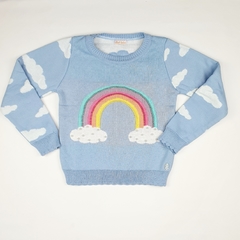 Blusa tricot infantil arco-íris - comprar online