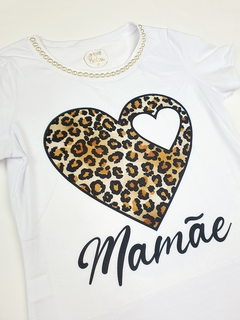 Blusa tal Mãe coração na internet