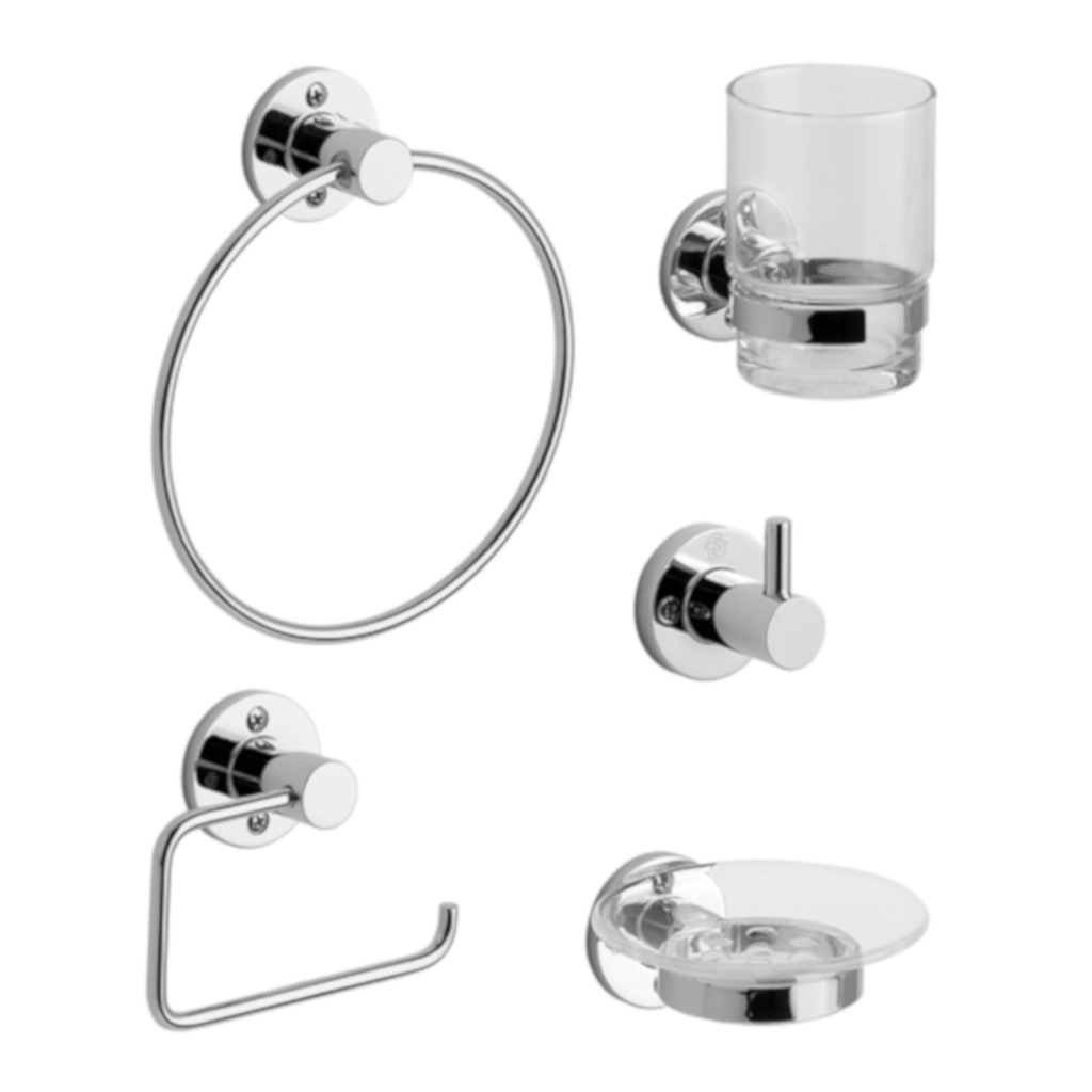 SET ACCESORIOS PARA BAÑO 5 PIEZAS