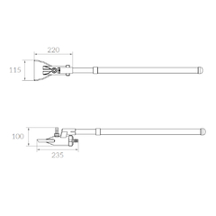 Limpiafondo Venturi para Piletas de Lona Vulcano 110014 - comprar online