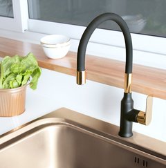 Grifería Monocomando de Cocina Mesada Agatha Rose Gold Vasser 25/2302 - comprar online