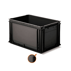 Caja Athena 60 x 40 x 32 cm Negra Manija Cerrada FAMI 6432A