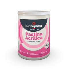 Pastina acrílica 1,25 Kg. Mortero Alta Performance para el tomado de juntas Sinteplast