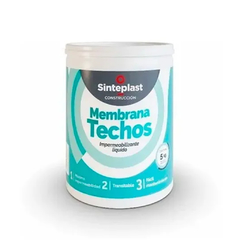 Membrana Techos Blanca 5 Kg Impermeabilizante acrílico para techados Sinteplast