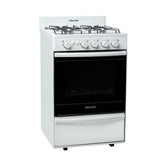 Cocina Multigas 55cm Blanca Fácil limpieza con luz y encendido 87643V Volcan