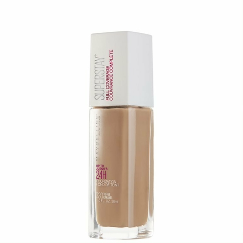 MAYBELLINE BASE SUPERSTAY 24HS FULL COVERAGE- 330 TOFFEE CARAMEL (041554541496)