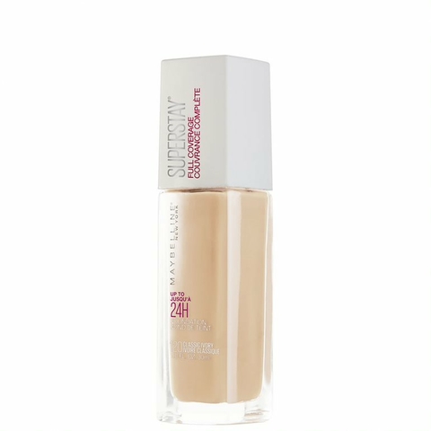 MAYBELLINE BASE SUPERSTAY 24HS FULL COVERAGE- 120 CLASSIC IVORY (041554541427)