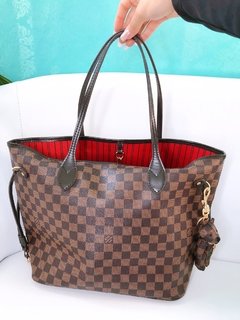 NEVERFULL Louis V. couro legítimo damier Premium - comprar online