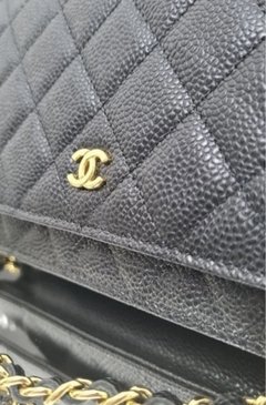 CHANEL WALLET ON CHAIN COURO LEGÍTIMO Caviar ferragem dourado linha premium na internet