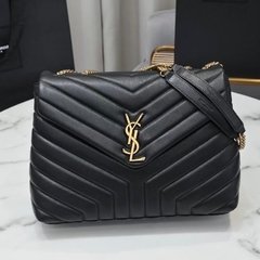 Bolsa YSL Loulou ferragem dourada