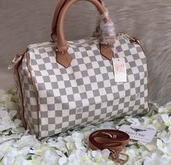 Bolsa Speedy 30 damier azur