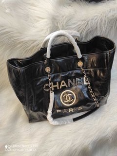 Chanel Cambom Large Deauville em couro legítimo premium - comprar online