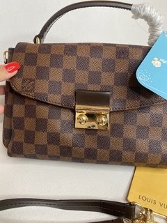 Bolsa Croissete Louis V. Couro legítimo