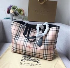 Burberry GRAINY HAYMARKET dupla face couro legítimo Premium - comprar online