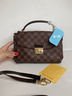 Bolsa Croissete Louis V. Couro legítimo na internet