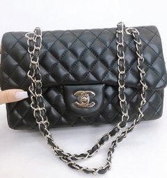 Chanel 2.55 ferragem prata