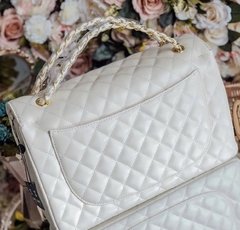 Chanel Jumbo ferragem dourada - pigmeu