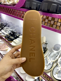 Sandália Chanel linha premium italiana na internet