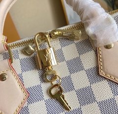 Speedy 30 Damier azur couro legítimo Louis V. - pigmeu