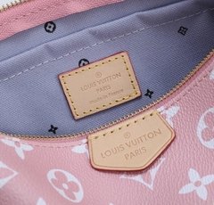 Multi pochete Rosa estampada Louis V. Premium - loja online