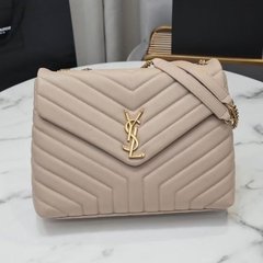 Bolsa YSL Loulou ferragem dourada - comprar online