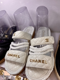 Sandália Chanel linha premium italiana - loja online