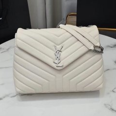 Bolsa YSL Loulou ferragem prata - comprar online