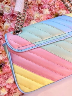 Bolsa GG Marmont 2.0 Pastel Multicolor Premium na internet