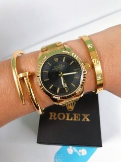 Relógio RLX dourado - comprar online